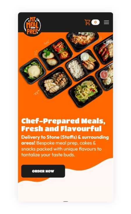 MT MealPrep Website Mobile View 1