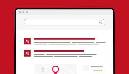 PPC Marketing Vs SEO demonstrated on a laptop