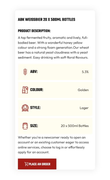 Premier Pub Co Website Example 1