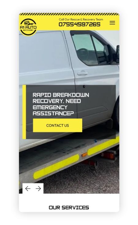 A1 Auto Recovery Mobile Example 3