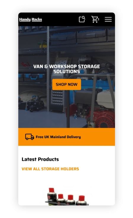 Handy Racks Mobile Example 3