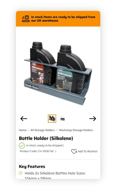 Handy Racks Mobile Example 3