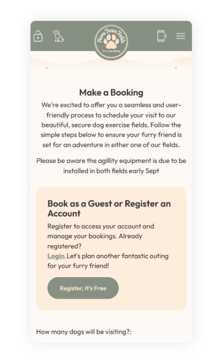 Home Farm Fields Mobile Website 1