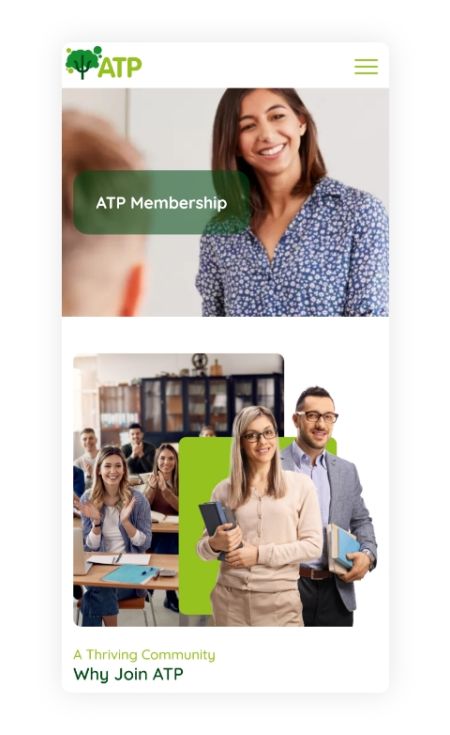 The ATP Mobile Website 1