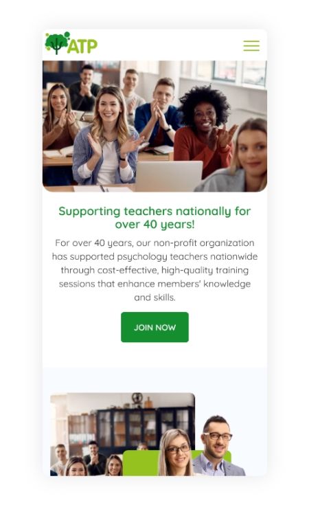 The ATP Mobile Website 3