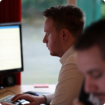 Design 380 staff working in Cannock