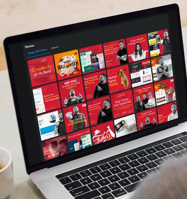 SEO at Design 380 on a laptop